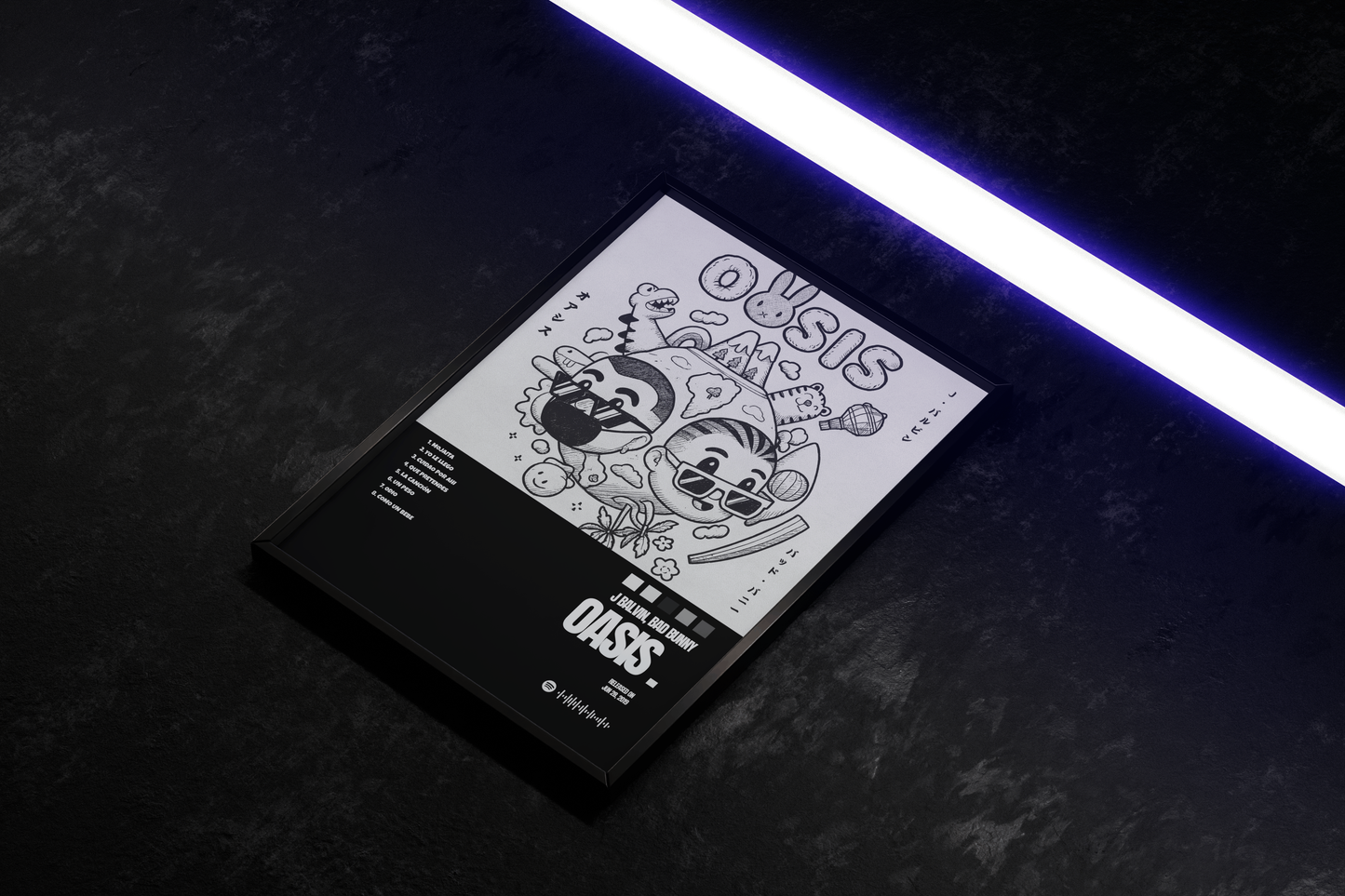 OASIS - J Balvin, Bad Bunny (Cartoon)